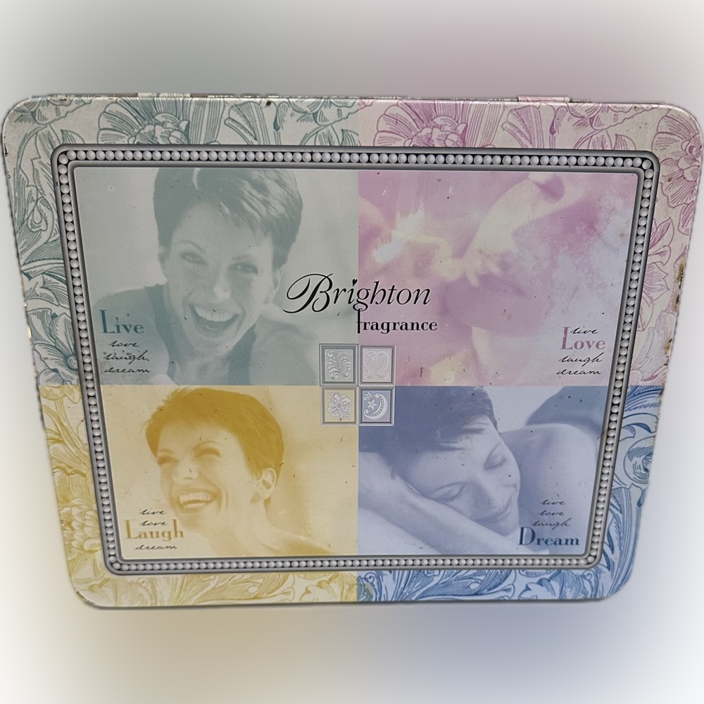 VTG RARE BRIGHTON DREAM GIFT SET FR907 LIVE LOVE LAUGH DREAM COLLECTIBLE TIN